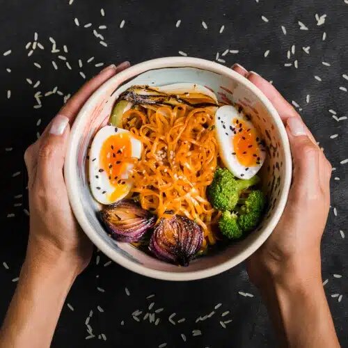 Beneficios de comer ramen vegetariano  