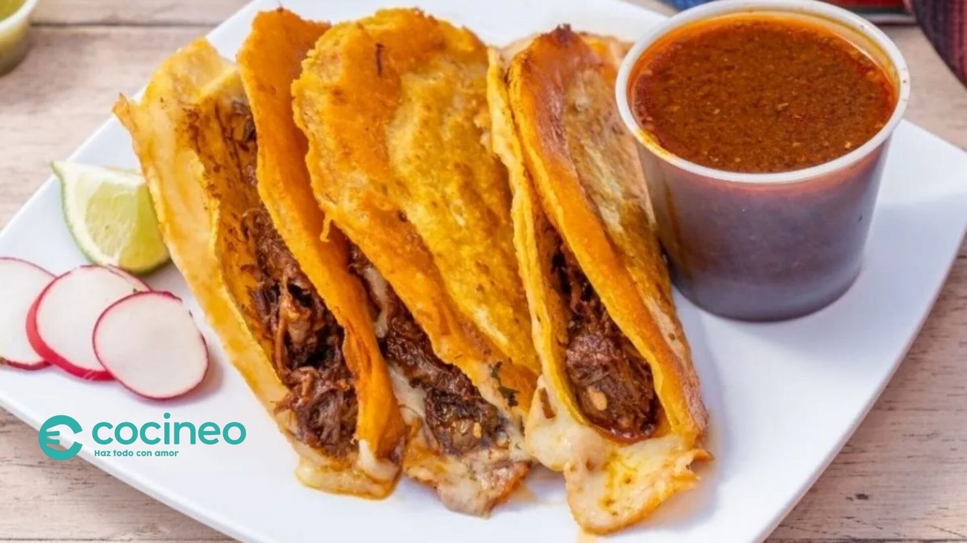   Montaje de los tacos  