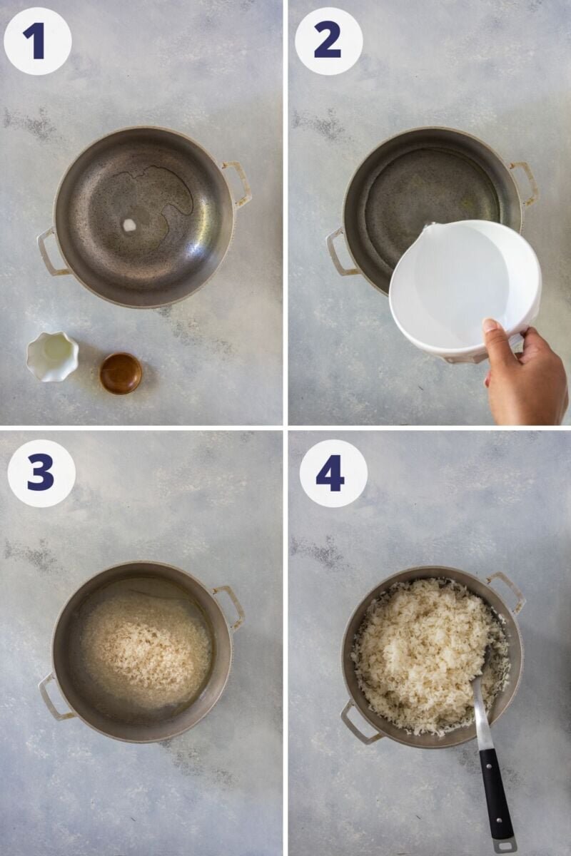 Paso 2: Cocinar el arroz
