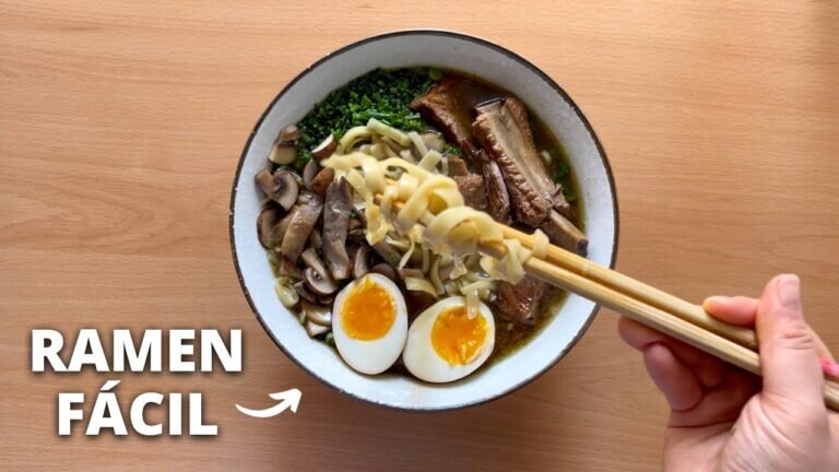  Paso a paso: Cómo preparar ramen de pollo con salsa de pimienta