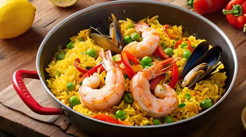 Paso a paso para preparar la paella de sepia