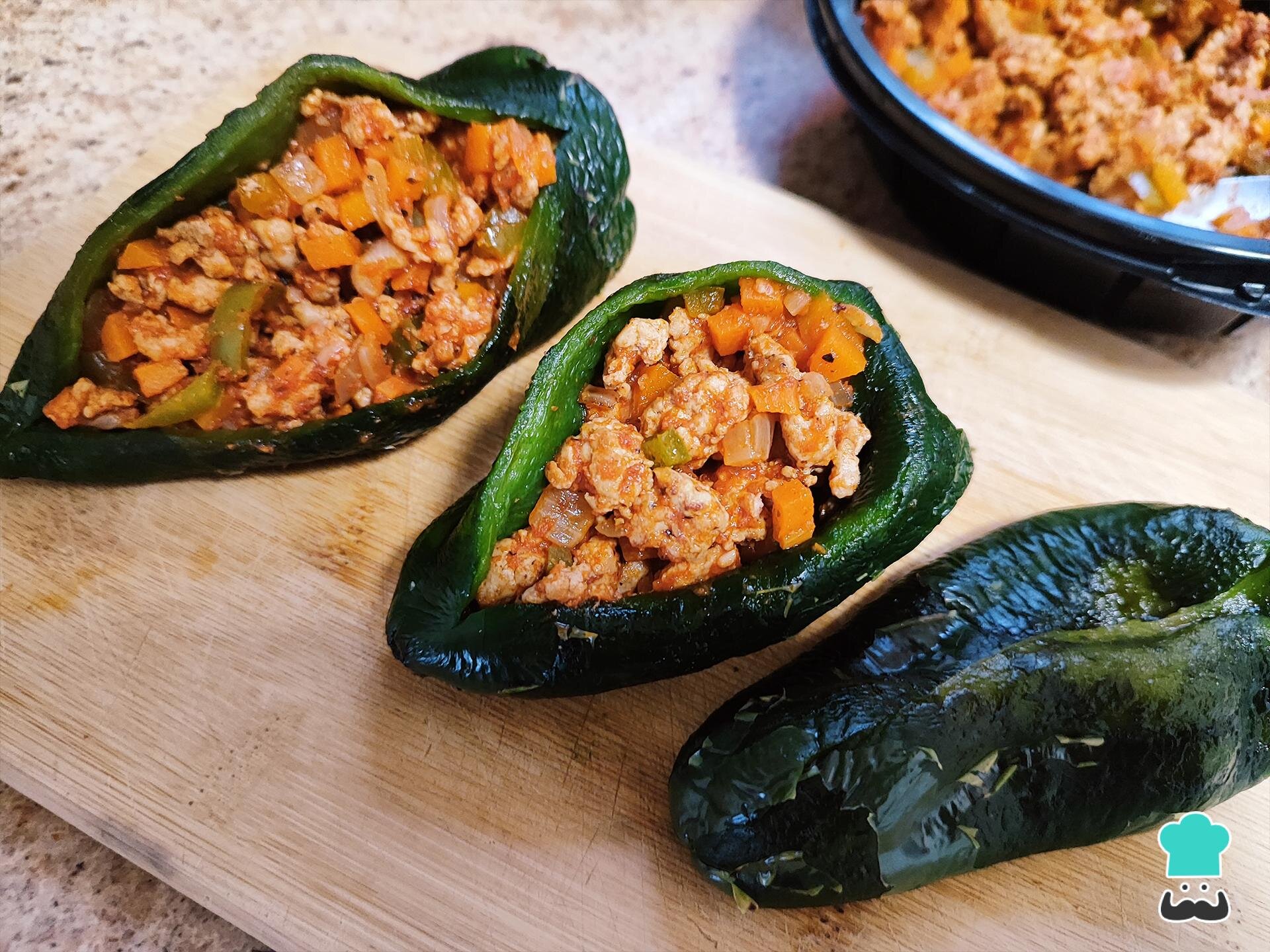 Paso a paso para preparar los tacos de chiles rellenos
