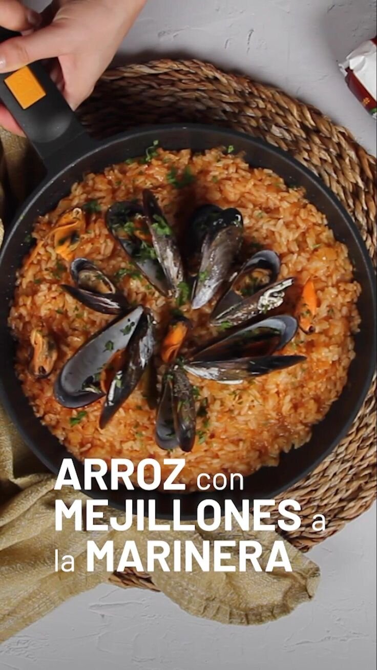 Pasos para preparar el arroz con mejillones al vino blanco