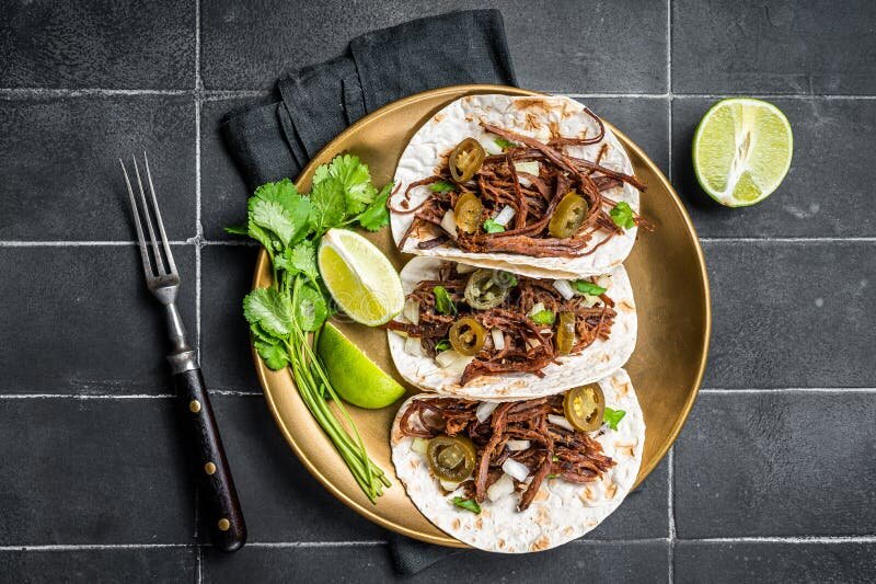 Pasos para preparar los tacos de barbacoa con cebolla y cilantro  ️
