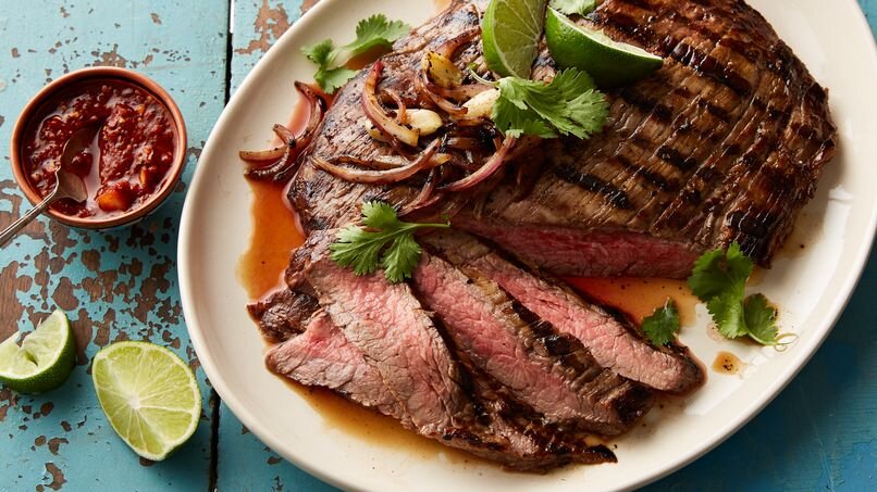 Preparación de la carne asada