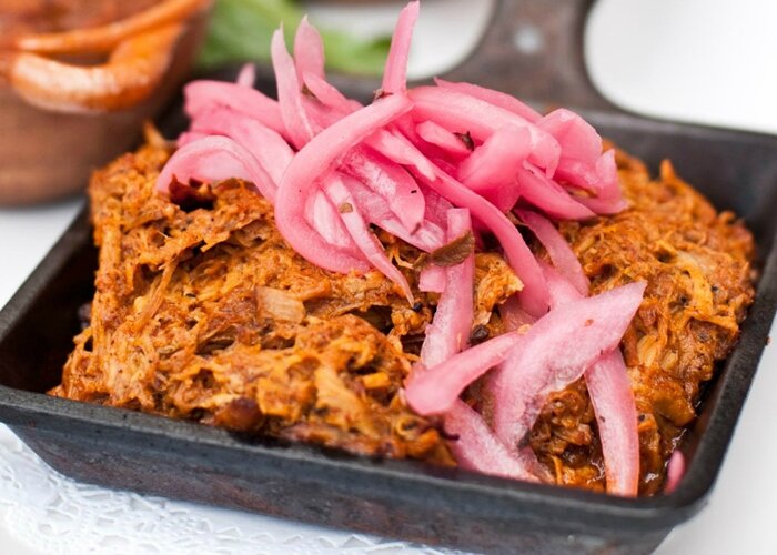 Preparación de la cochinita pibil