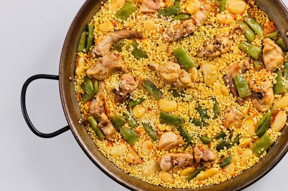 ️ Presentación de la paella