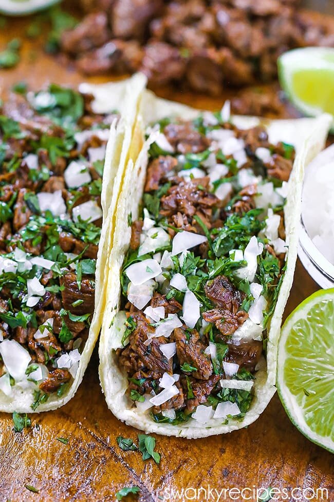 Tips y consejos para servir los tacos de carne asada con guacamole