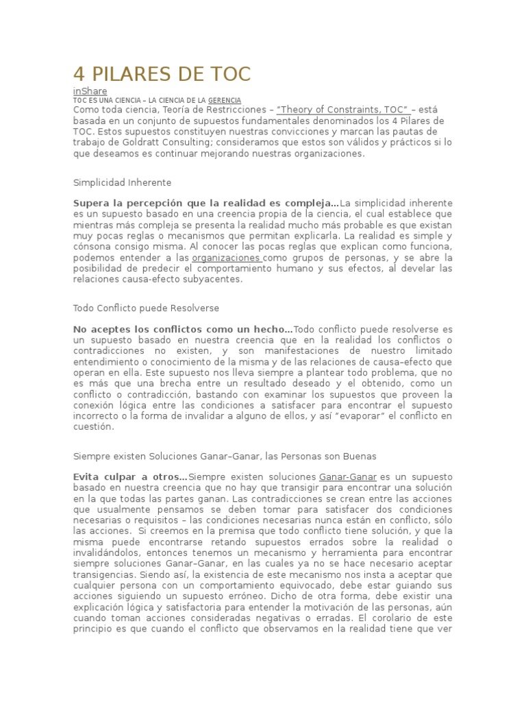 Los cuatro pilares fundamentales de la elaboración