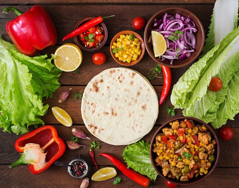 Selección de ingredientes premium para tus tacos