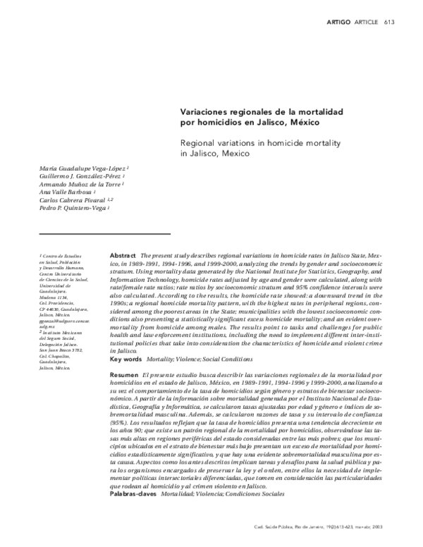 Casos de estudio y variaciones regionales